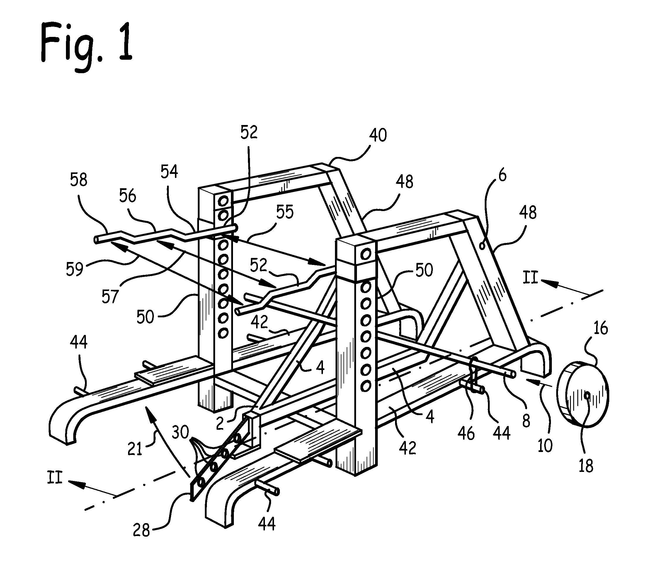 Exercise arm and method of use