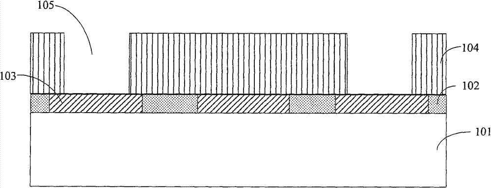 A kind of mems microbridge structure contact hole preparation method