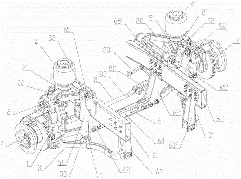 A Kind of Independent Air Suspension for Small and Medium Buses