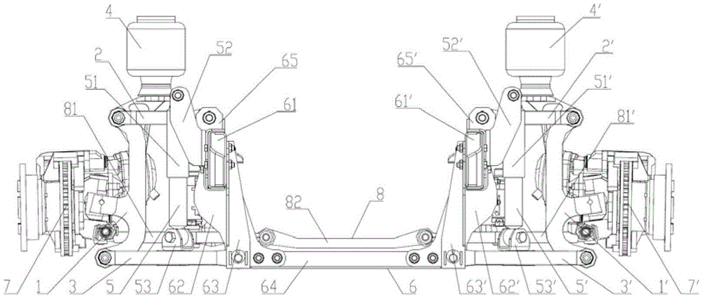 A Kind of Independent Air Suspension for Small and Medium Buses