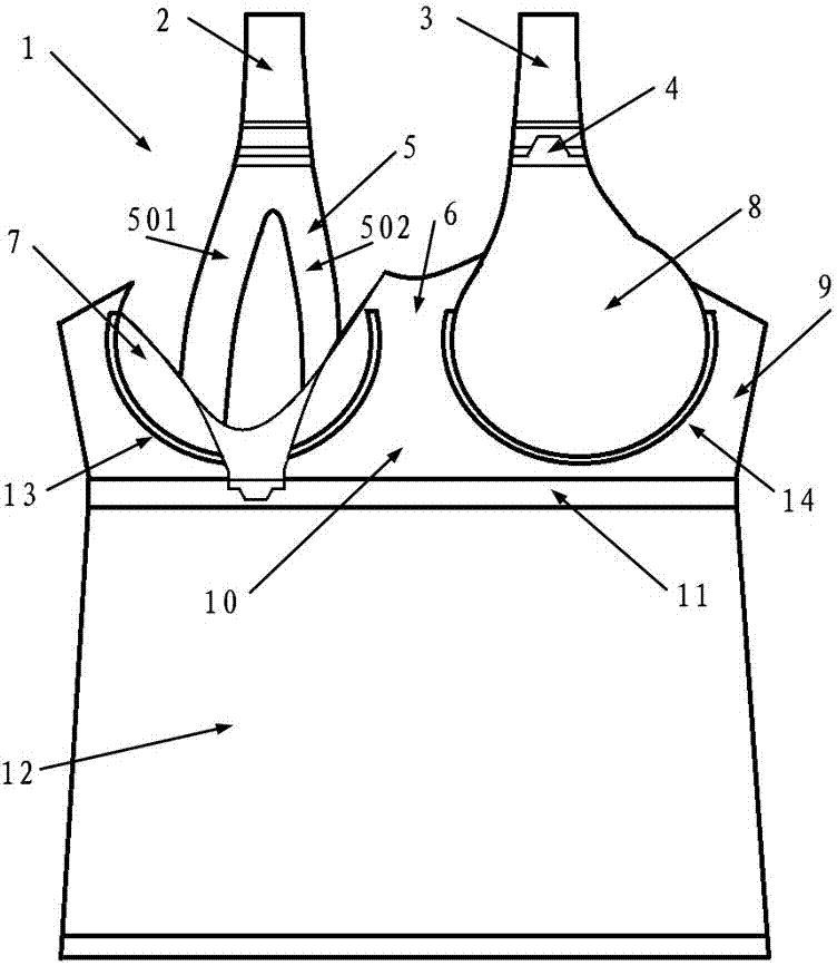 Breastfeeding underwear with back massage function