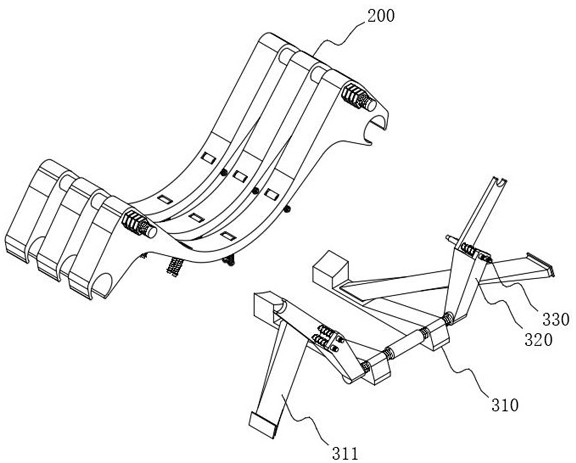 An anchoring device for starting and receiving bases of shield machines with different diameters