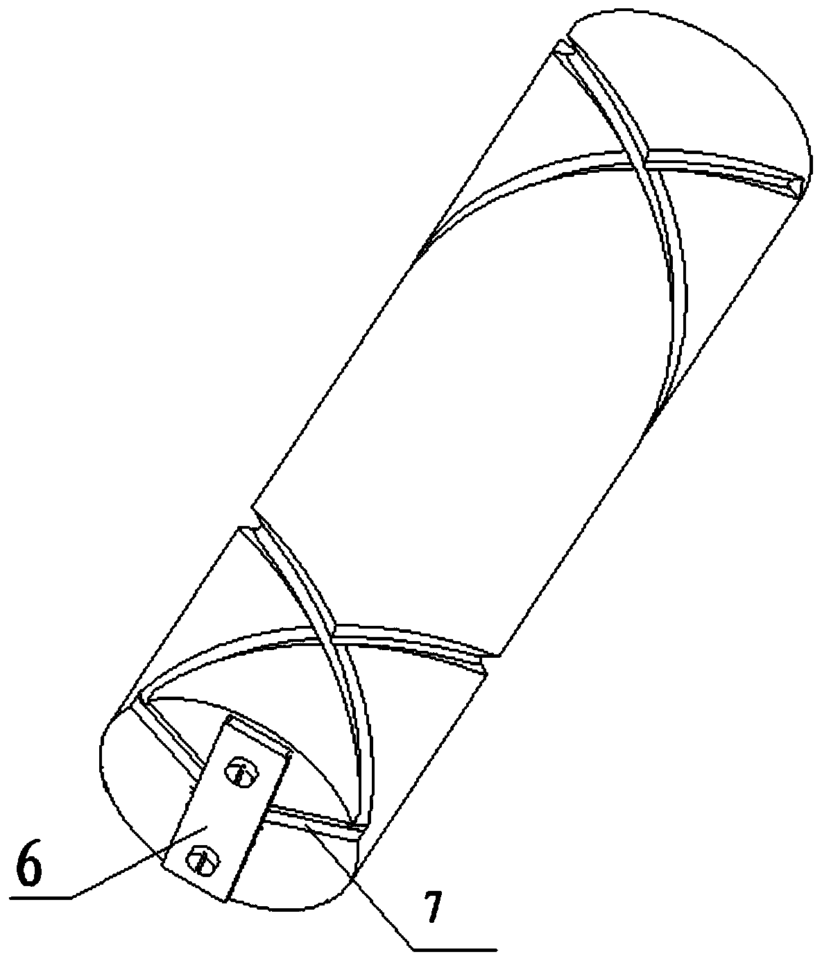 A helical antenna forming device