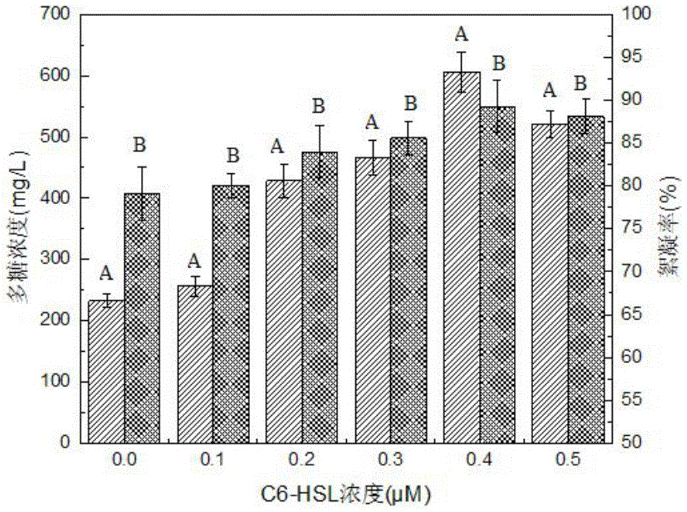 Fermentation method for increasing yield of polysaccharide as active ingredient of biological flocculants