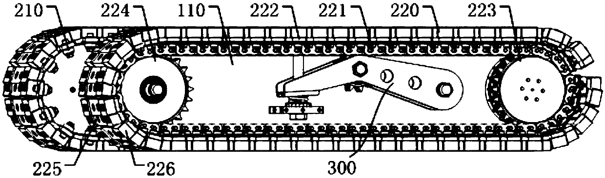 Magnetic adsorption running device and magnetic adsorption wall climbing robot