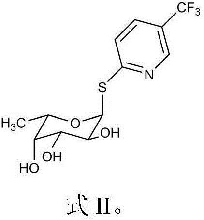 2,3,4-triacetyl-1-(5-trifluoromethyl-2-pyridyl) mercapto-alpha-L-fucopyranoside