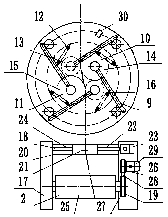 Wool yarn twisting apparatus