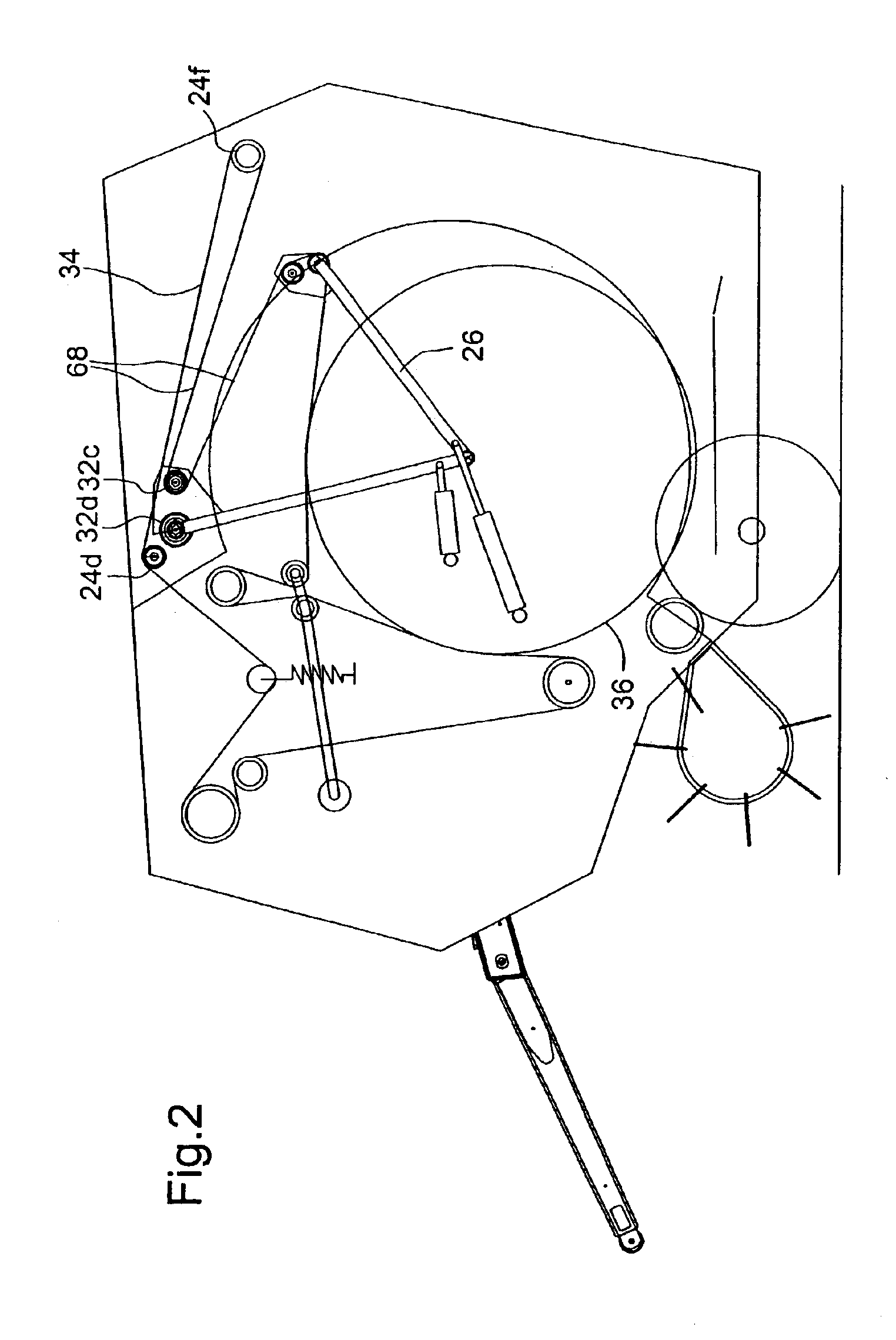 Large round baler