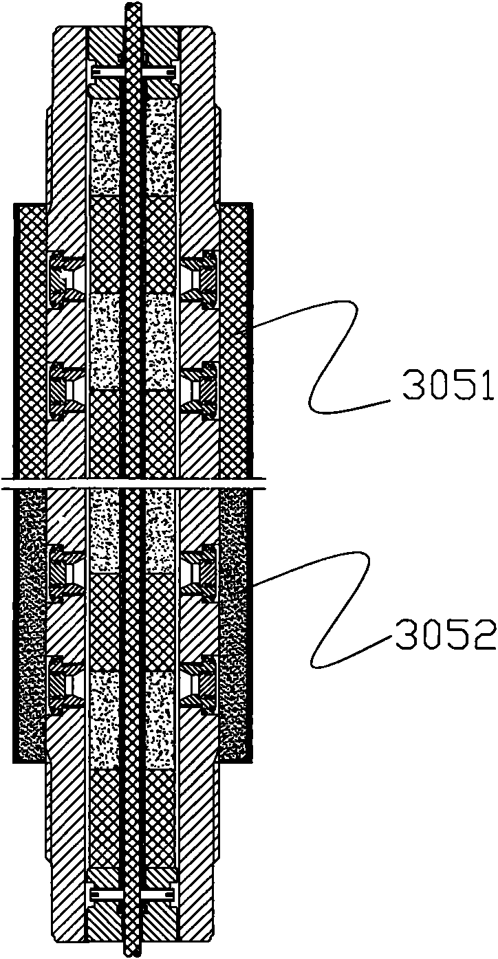 Controllable pulse gas energy pressure cracking device