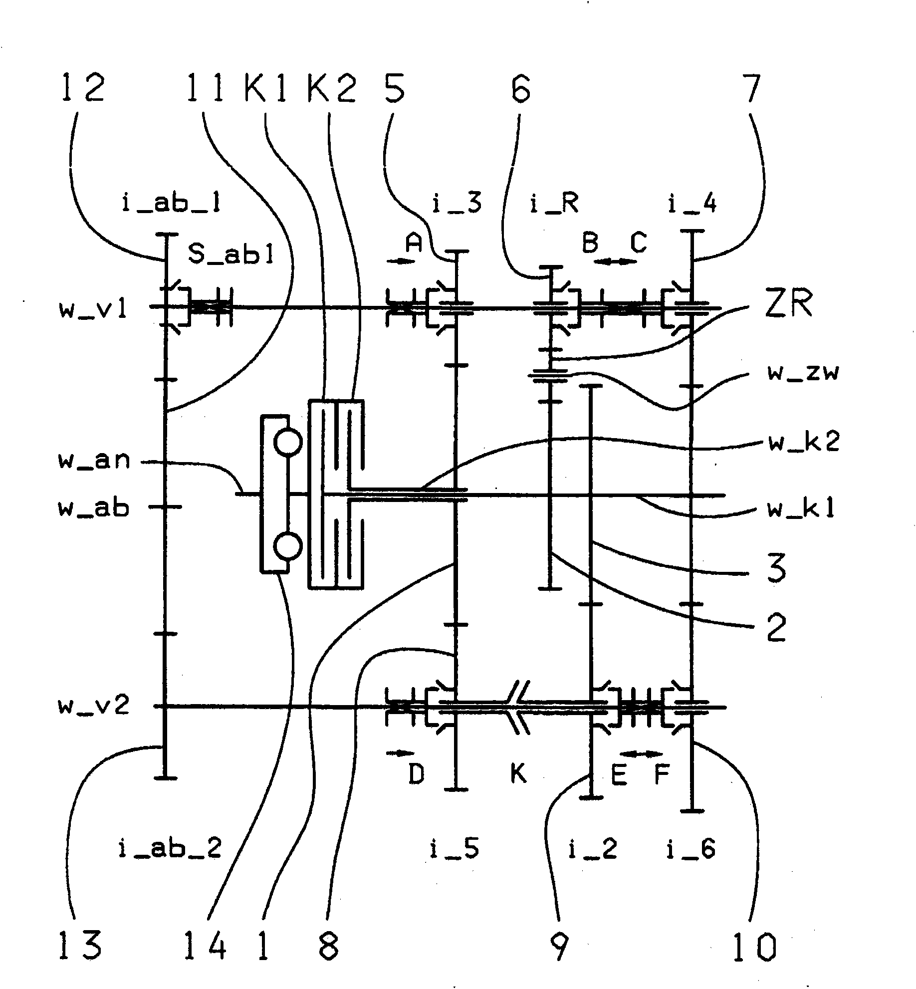 Dual clutch transmission