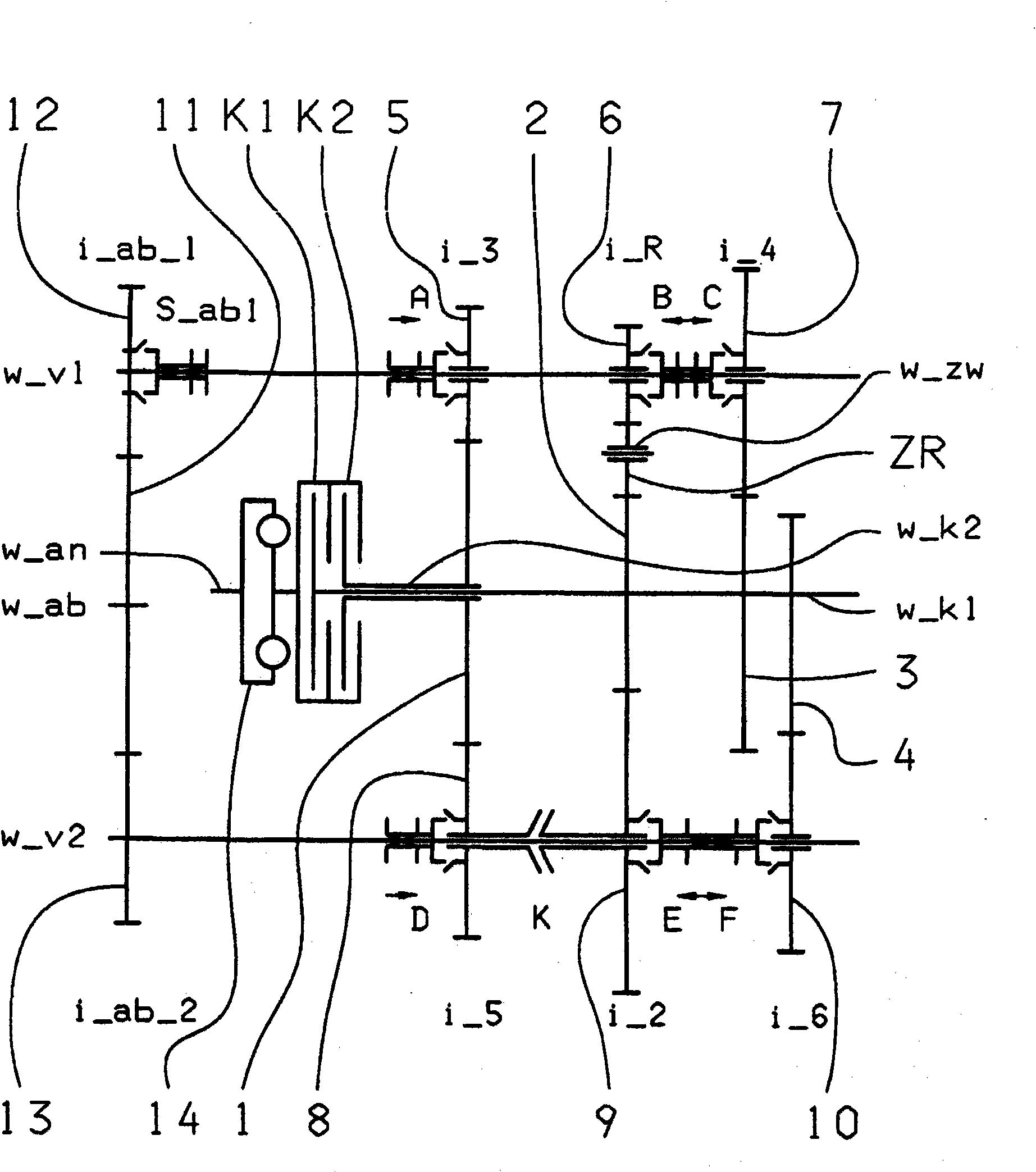 Dual clutch transmission