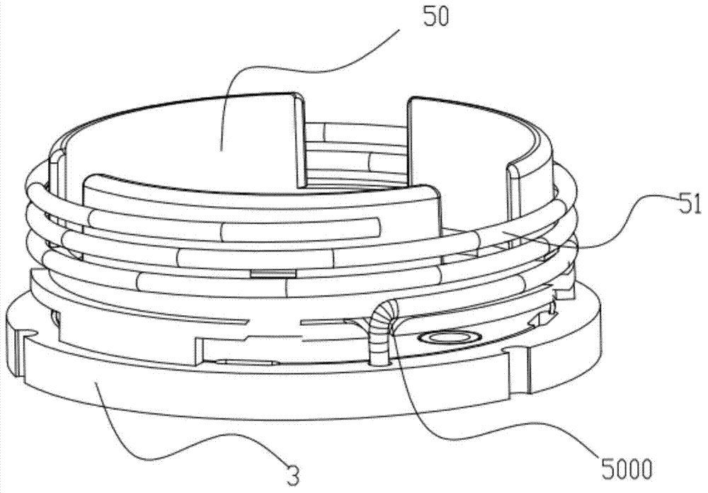 External tire gauge and antenna structure thereof