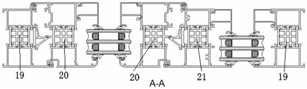 Aluminum alloy door and window with high cost performance and high energy conservation