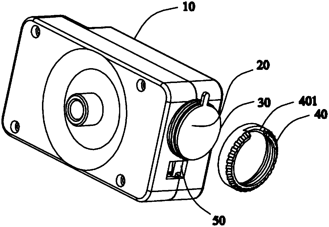 Positioning module and robot having the same