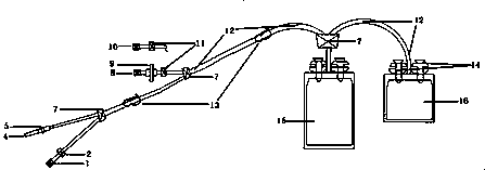 A new type of cell cryopreservation bag meeting the requirements of aseptic operation and its application method