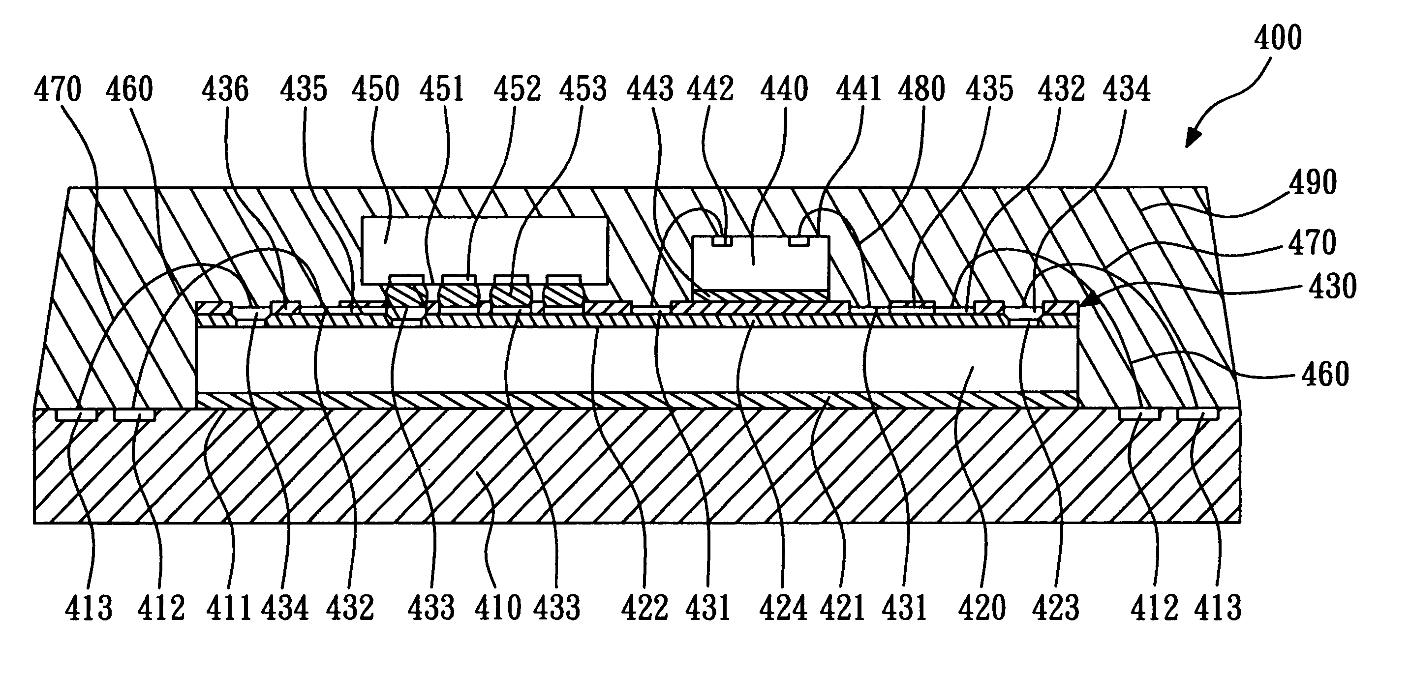 Multi-chip stack package