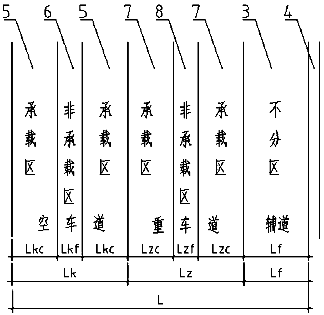 Subarea design method for prefabricating assembled temporary road for enclosed building construction site