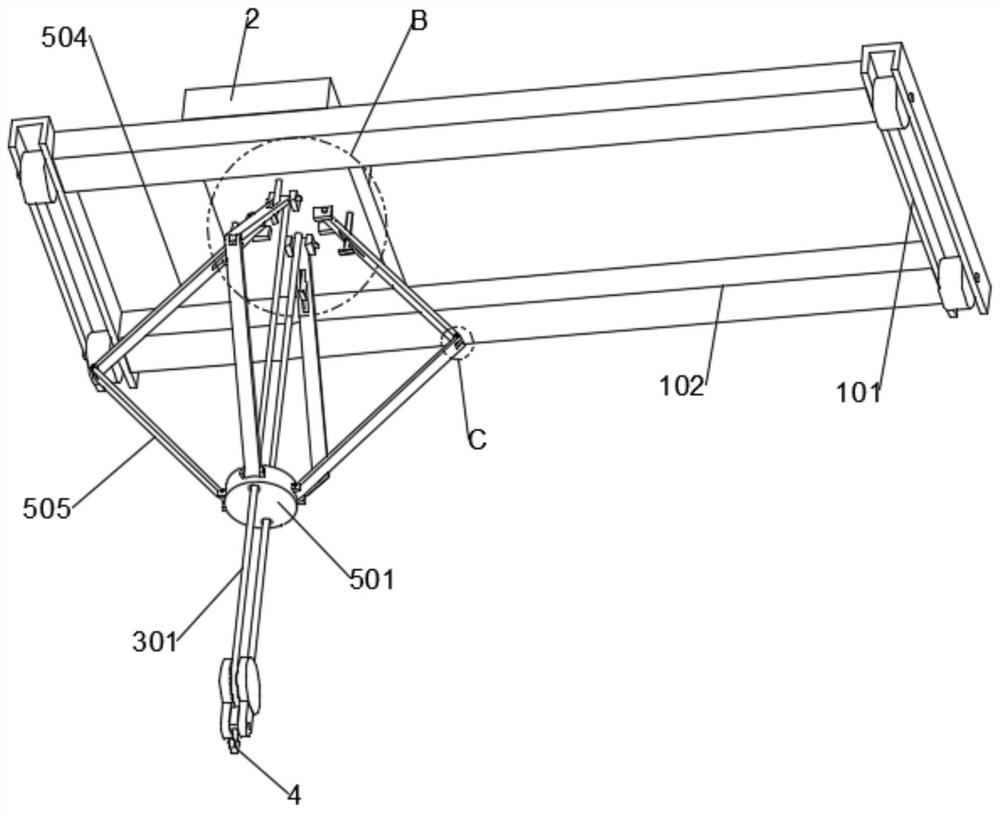 An anti-sway device for a crane