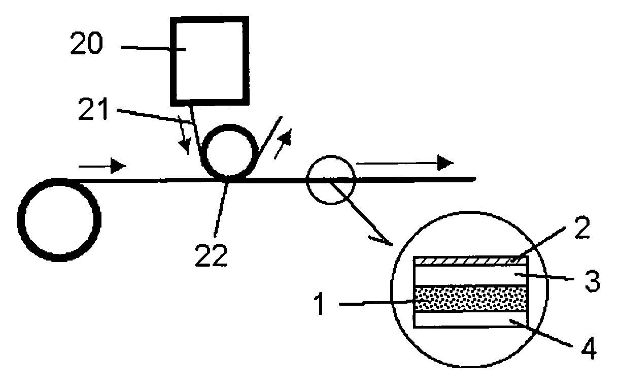 Method for producing packaging laminated material