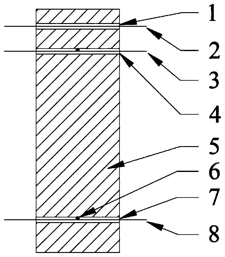 Synchronous measurement method for combustion rate and combustion wave of solid propellant