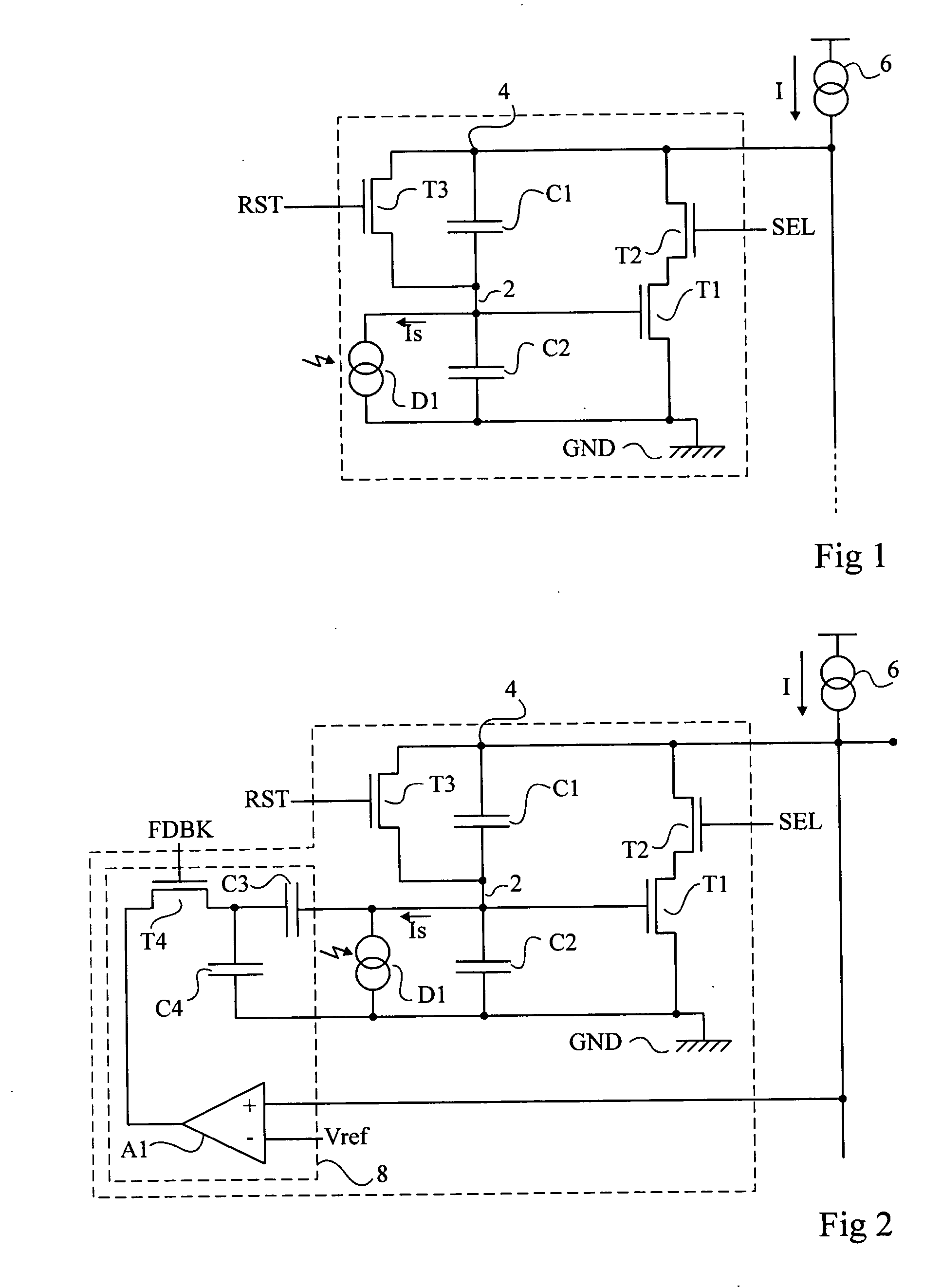 CMOS light sensing cell