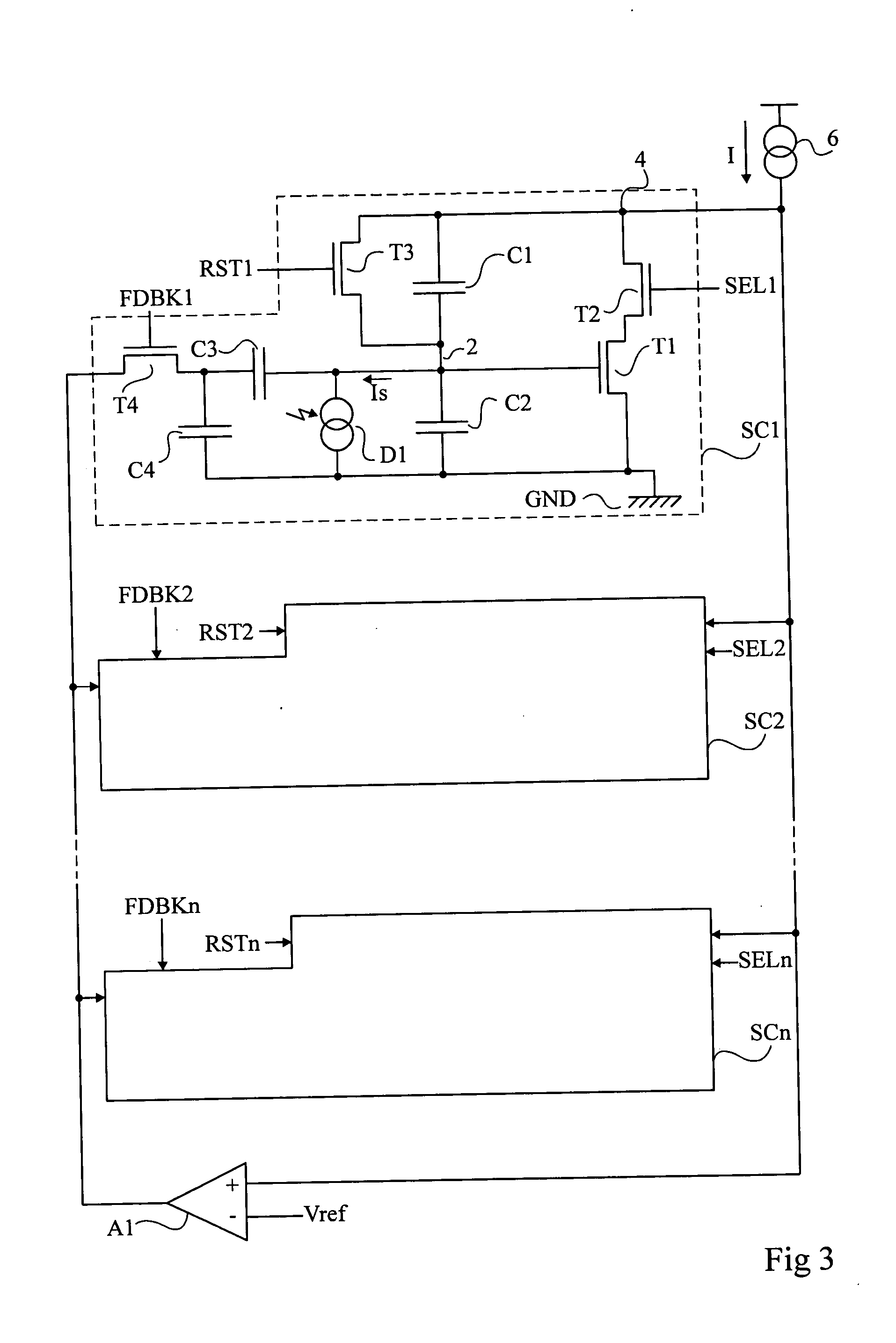 CMOS light sensing cell