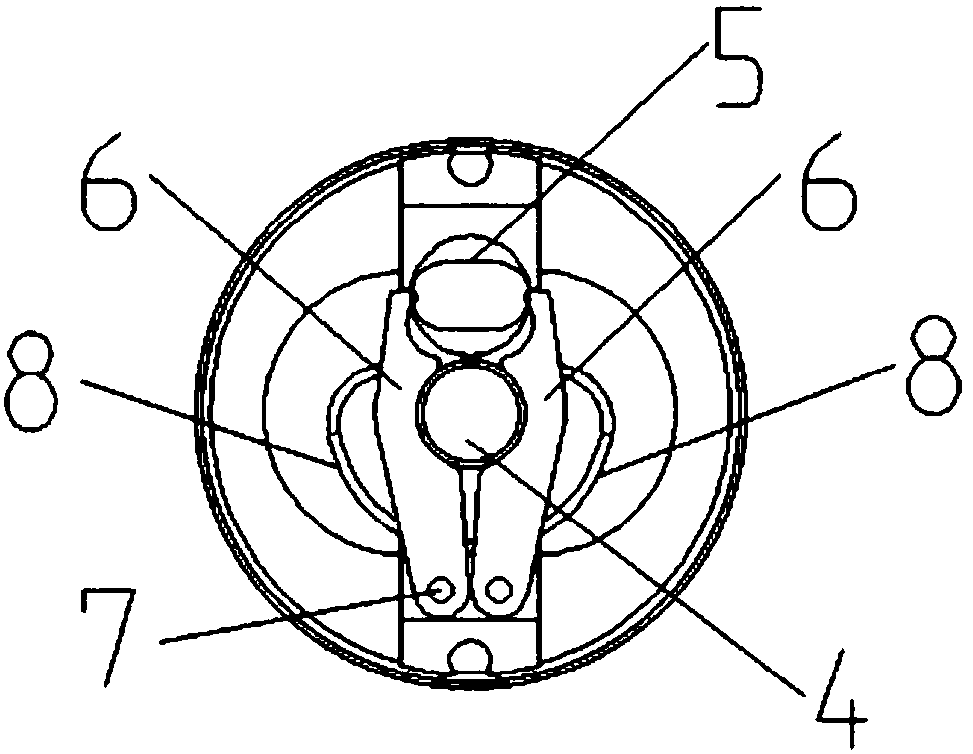 Parachute throwing device for unmanned aerial vehicle and unmanned aerial vehicle