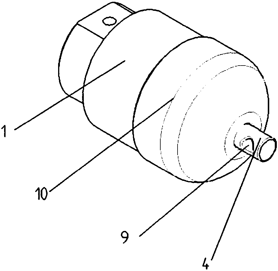 Parachute throwing device for unmanned aerial vehicle and unmanned aerial vehicle