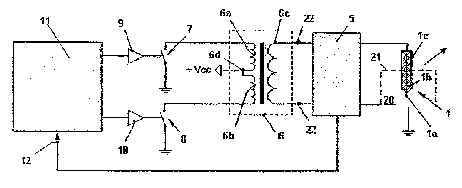 Method for energizing an HF resonant circuit which has an igniter as a component for igniting a fuel-air mixture in a combustion chamber