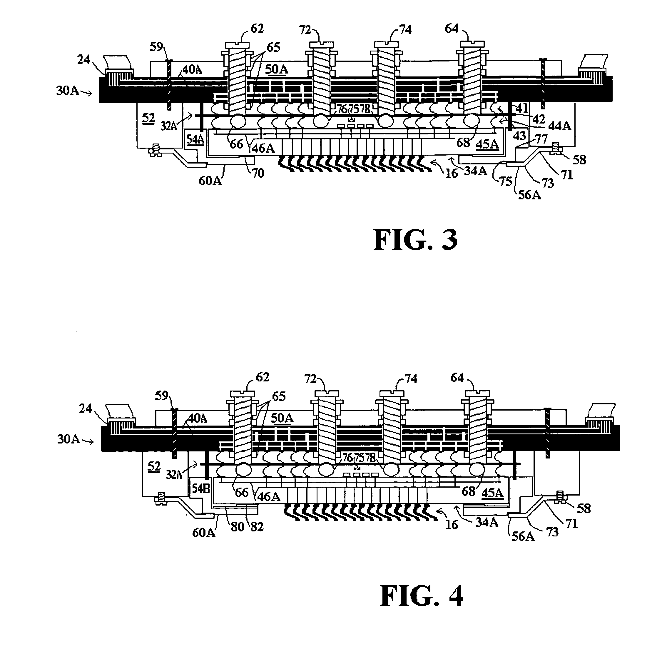 Probe card configuration for low mechanical flexural strength electrical routing substrates