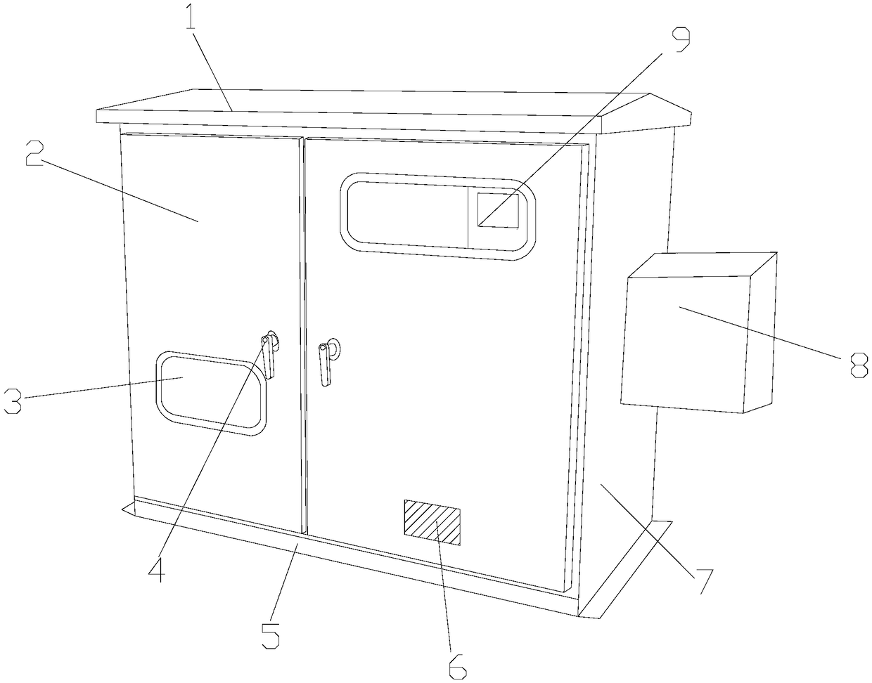 A power box for photovoltaic equipment