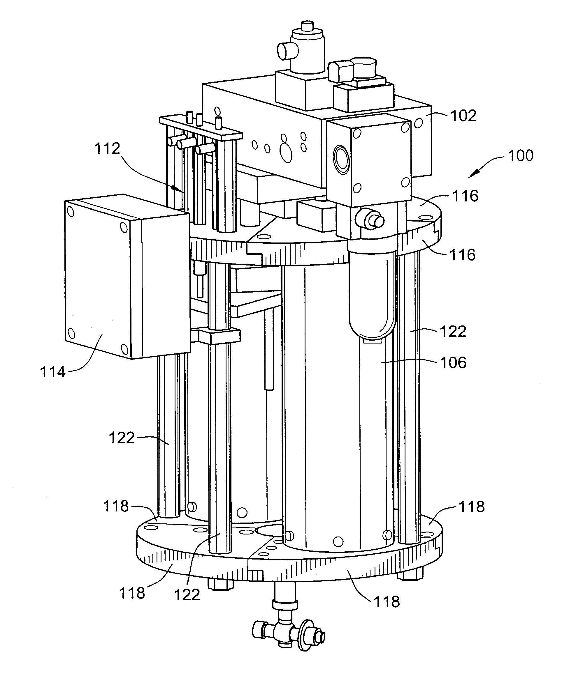 Electro hydraulic actuator with spring energized accumulators