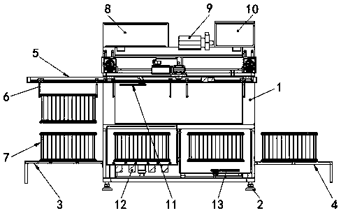 Full-automatic intelligent dish washing machine