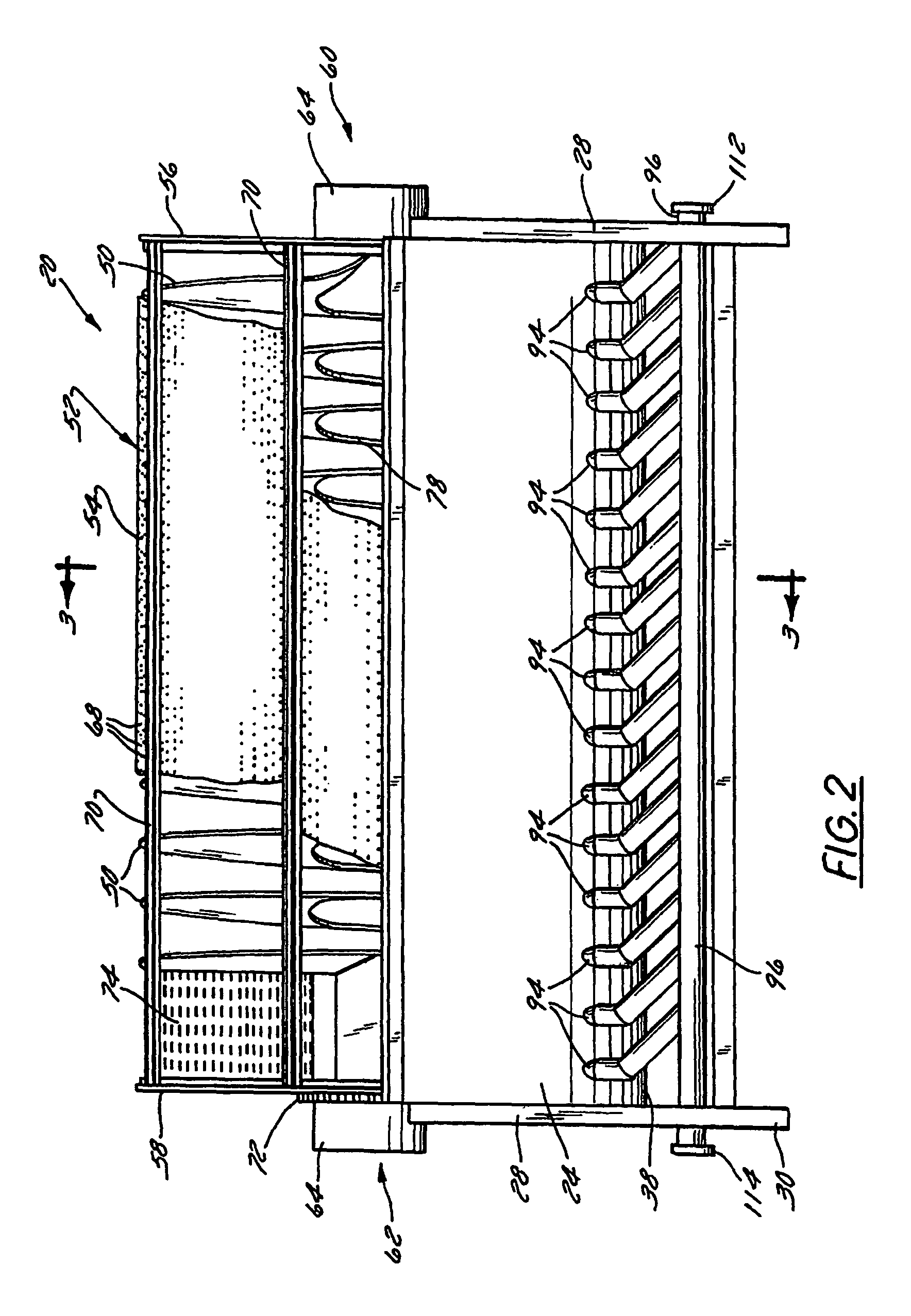 Rotary blancher for processing food product