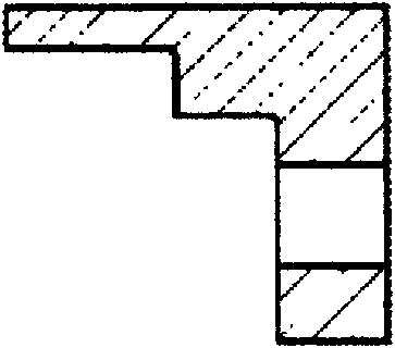 Electrical discharge grinding machining method of overlapped-type double-layer inner-outside honeycomb ring