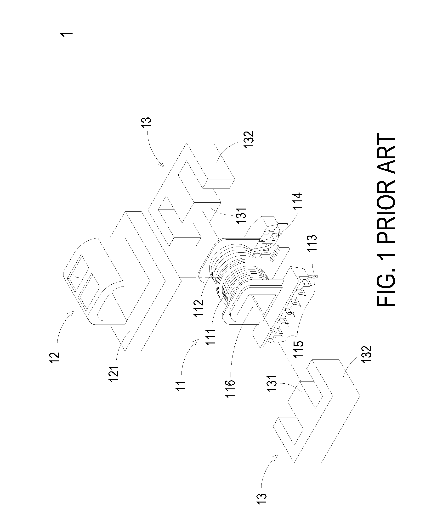 Resonant transformer and resonant converter employing same