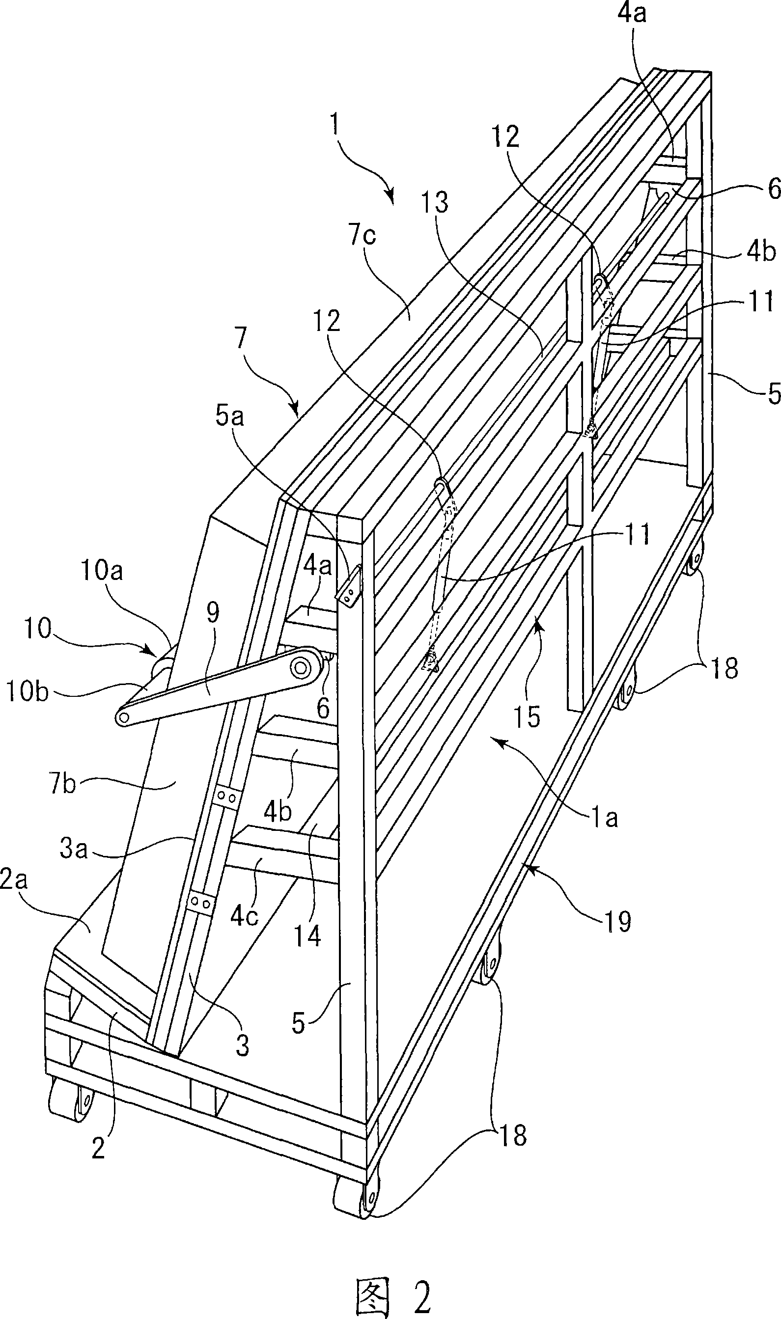 Glass plate conveyance pallet