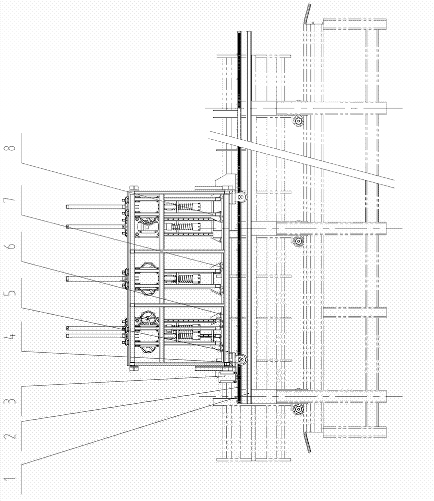 Intelligent locating full-automatic bolt loosening and tightening machine