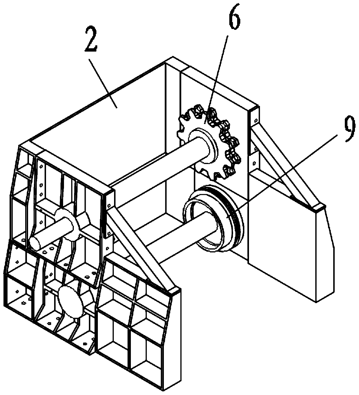 Chain jumping prevention high-efficiency scraper conveyor