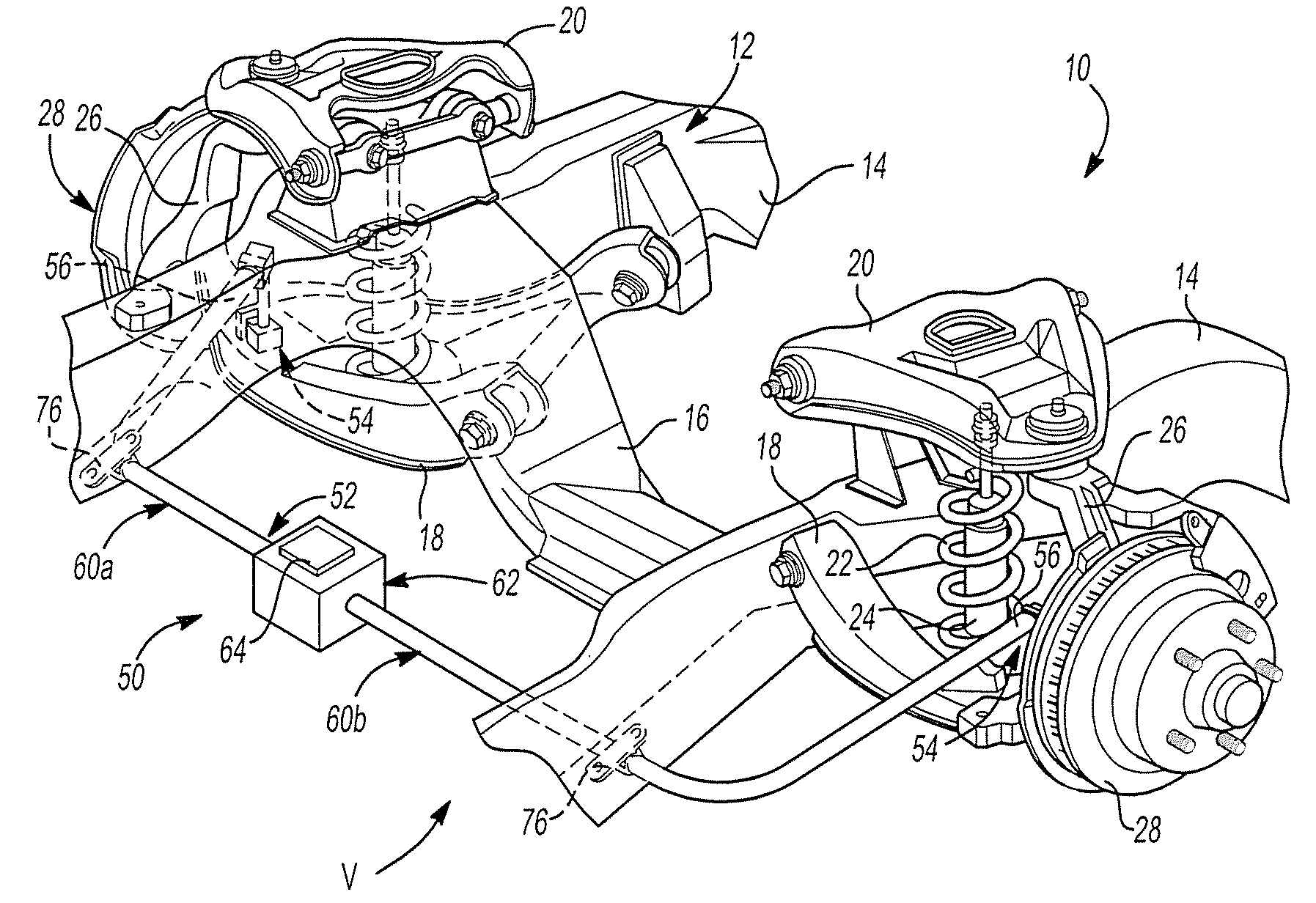 Apparatus and method for coupling a disconnectable stabilizer bar