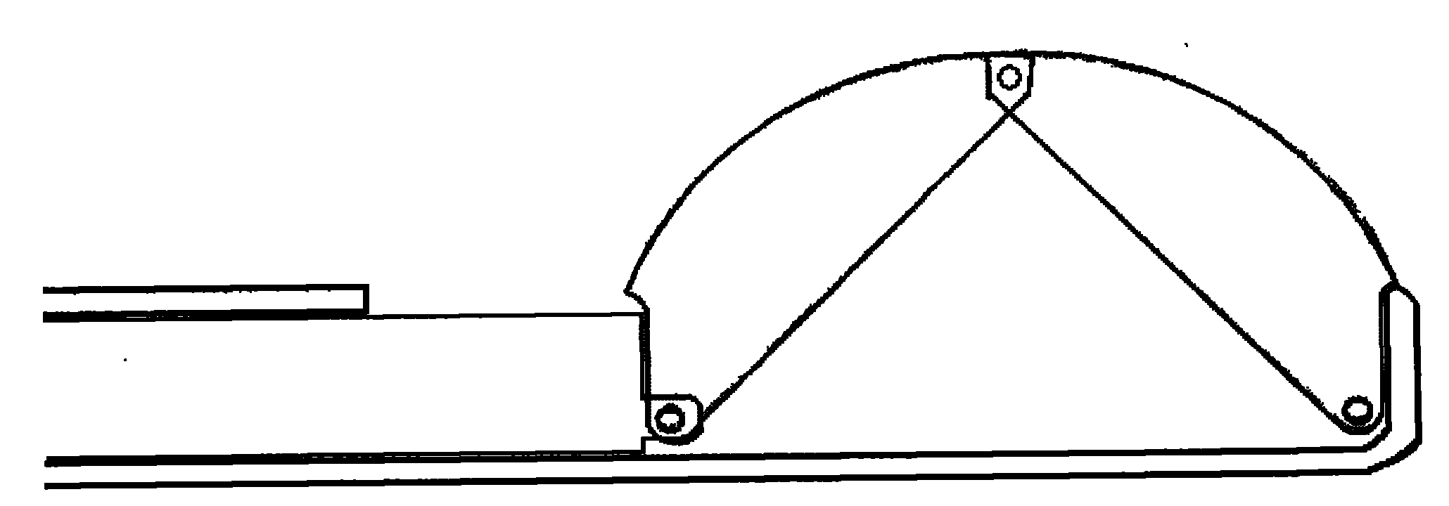 Stealth blade for treating aseptic caput femoris necrosis