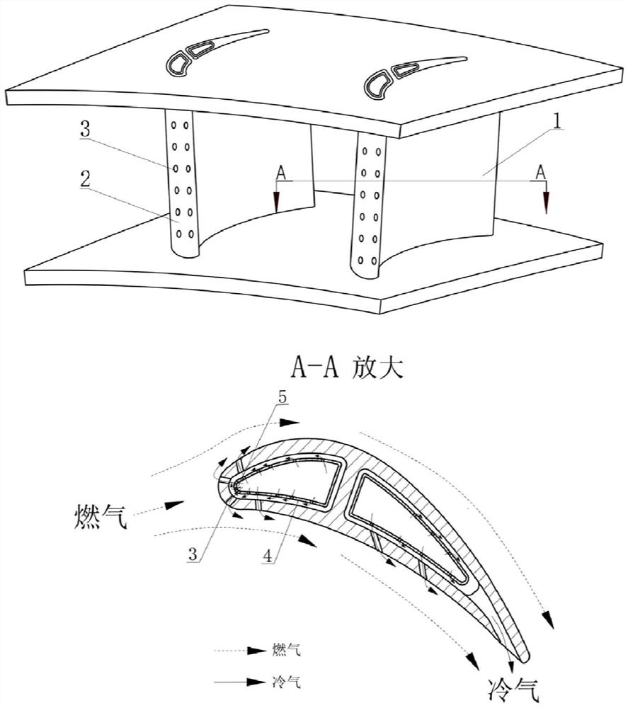 Turbine blade adopting buckle fixing type ceramic armor