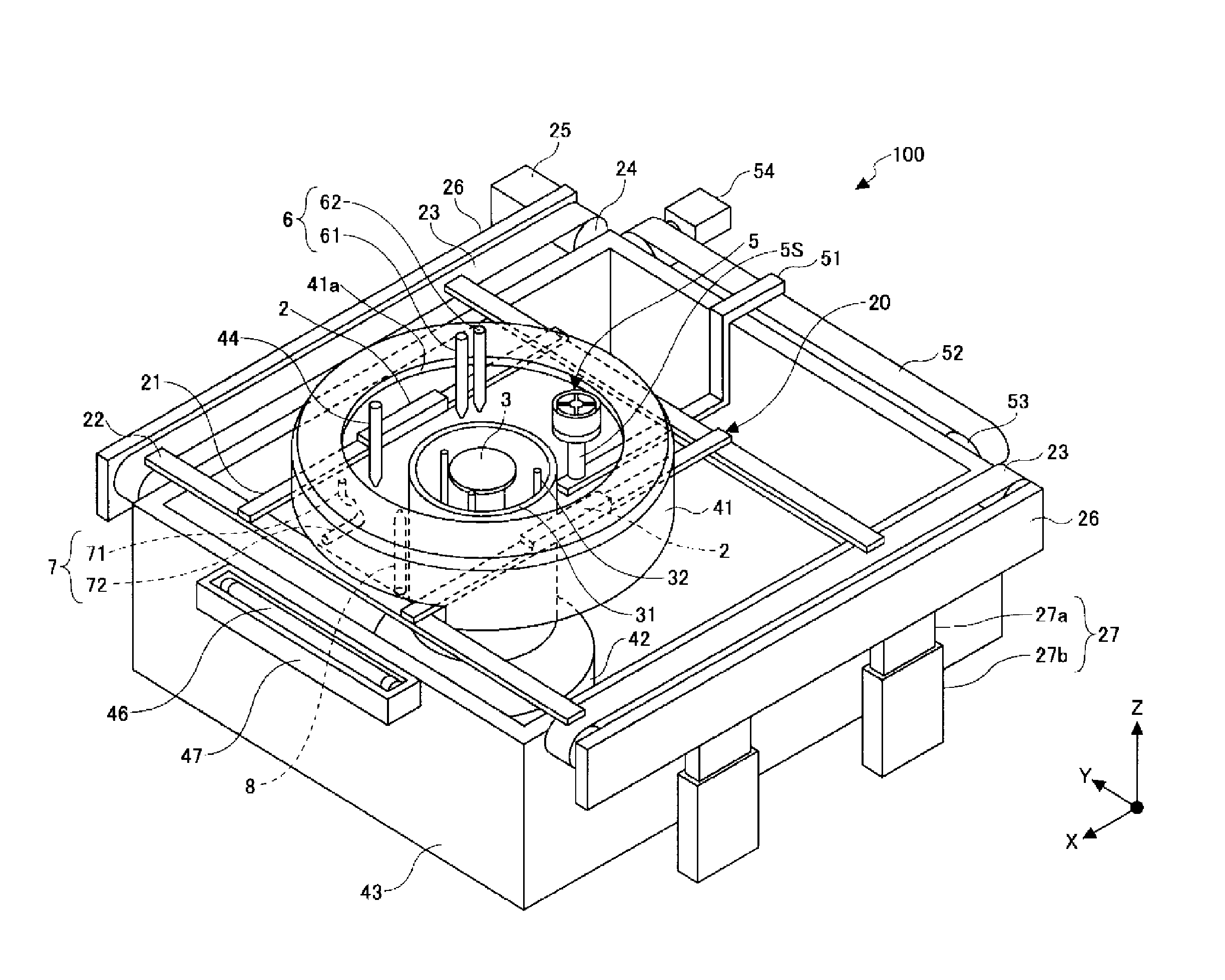 Substrate cleaning apparatus, coating and developing apparatus having the same and substrate cleaning method