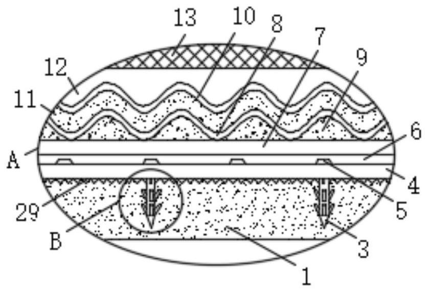 A separate highway subgrade and its construction method