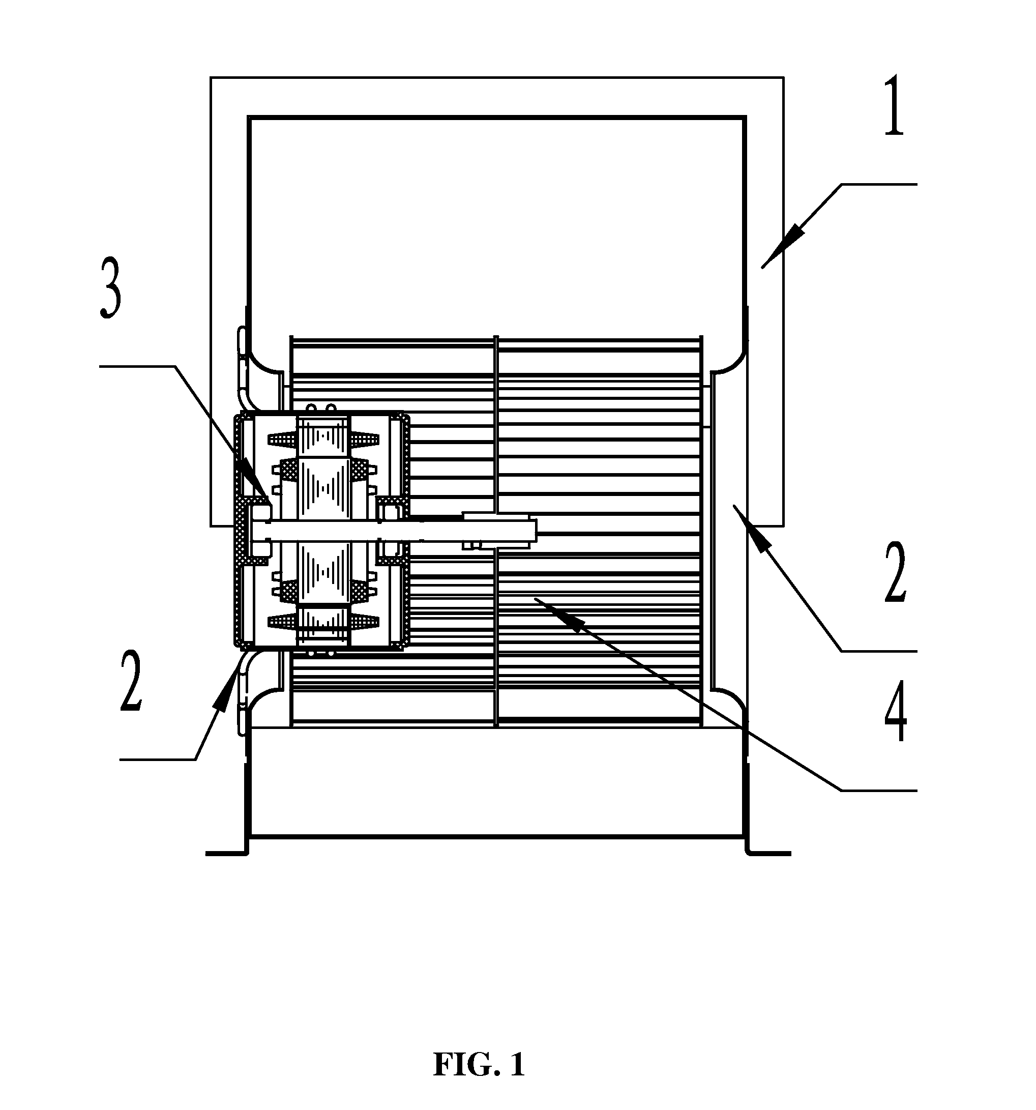 Heat exchanger for an indoor unit of an air conditioner