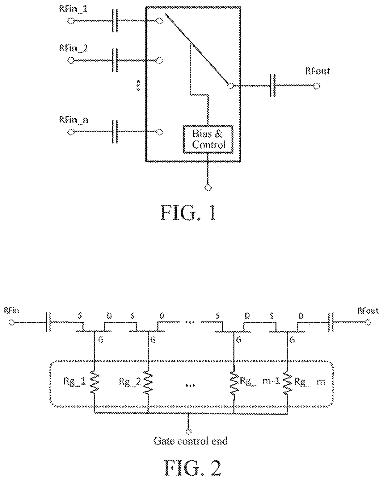 Multipath switch circuit, chip and communication terminal