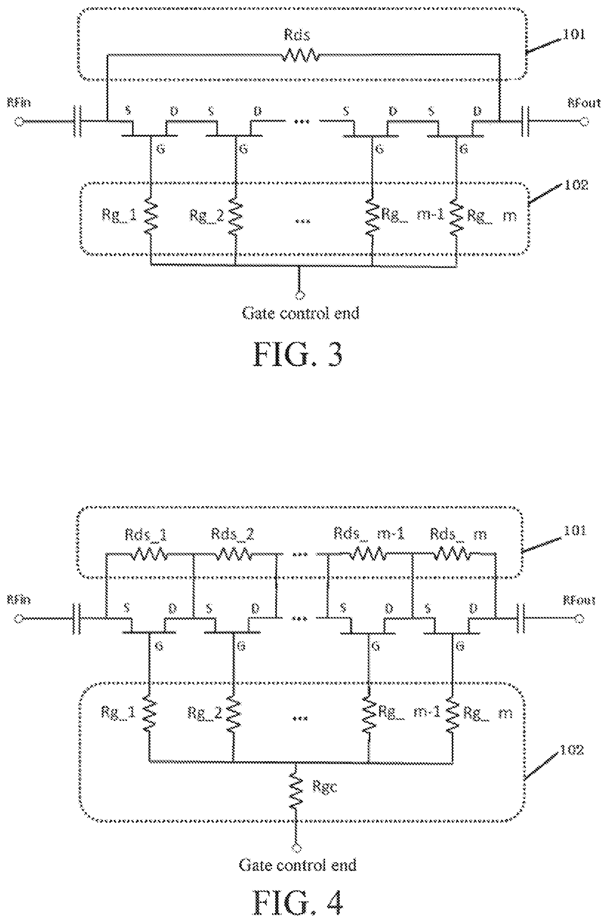 Multipath switch circuit, chip and communication terminal