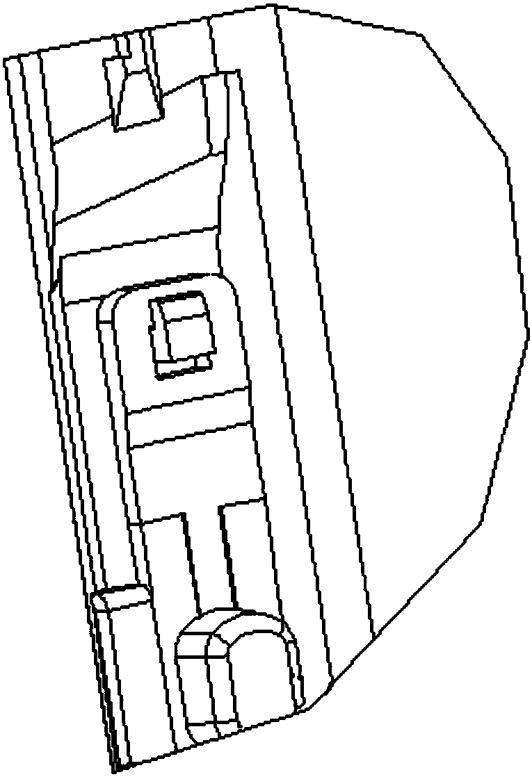 A mobile phone side key assembly structure and a mobile phone side key used for the assembly structure