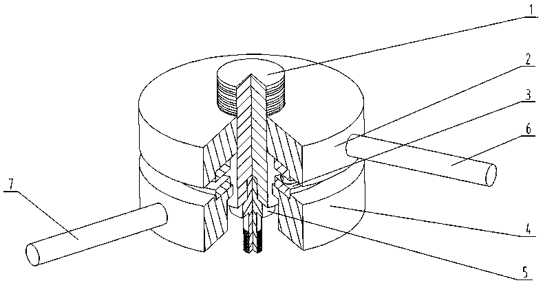 Pin lifting device for internal thread pin