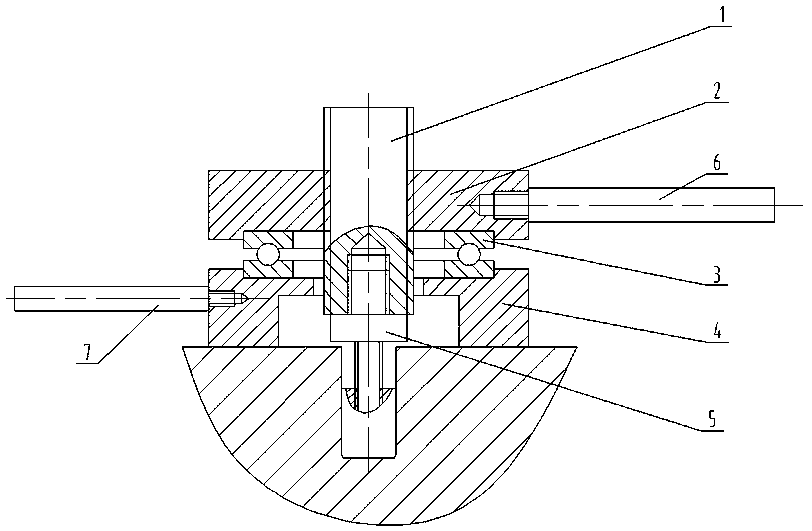 Pin lifting device for internal thread pin